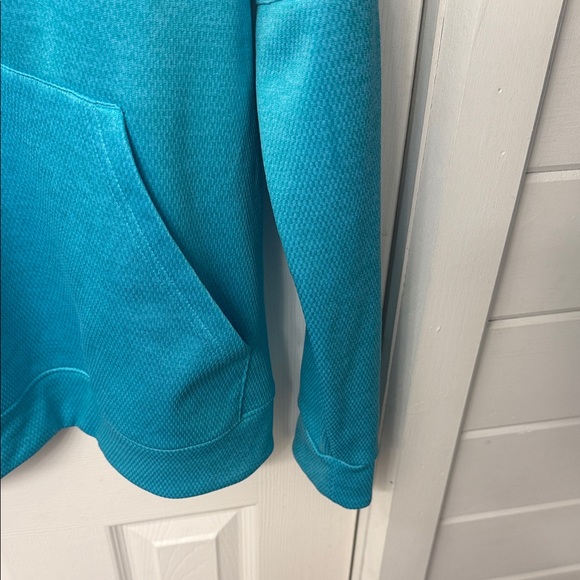 Adidas Men's Teal Hoodie Sweater - Picture 5 of 10